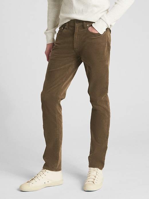 Image number 1 showing, Skinny Fit Cords with GapFlex