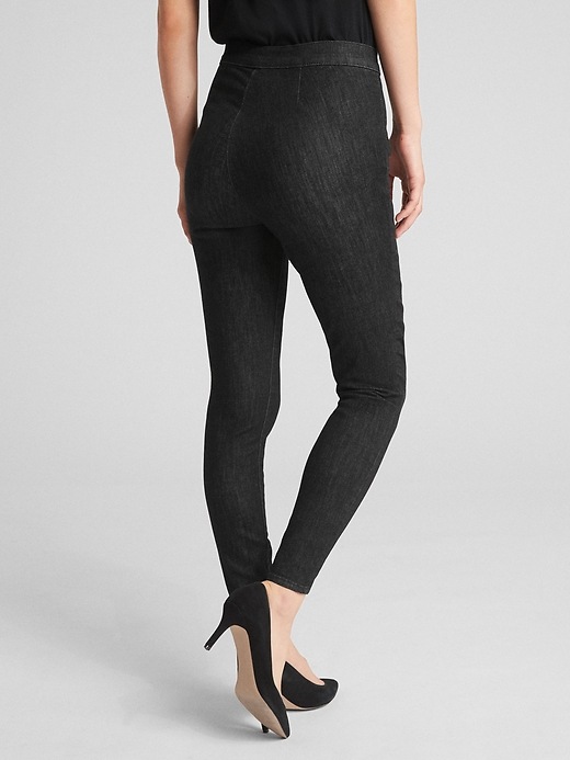 Image number 2 showing, High Rise Side-Zip True Skinny Ankle Jeans in Sculpt