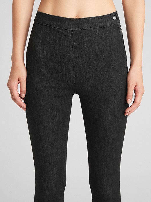 Image number 5 showing, High Rise Side-Zip True Skinny Ankle Jeans in Sculpt