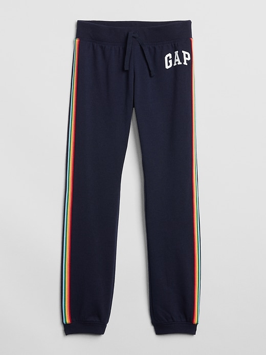 Image number 1 showing, Gap Logo Rainbow-Panel Joggers