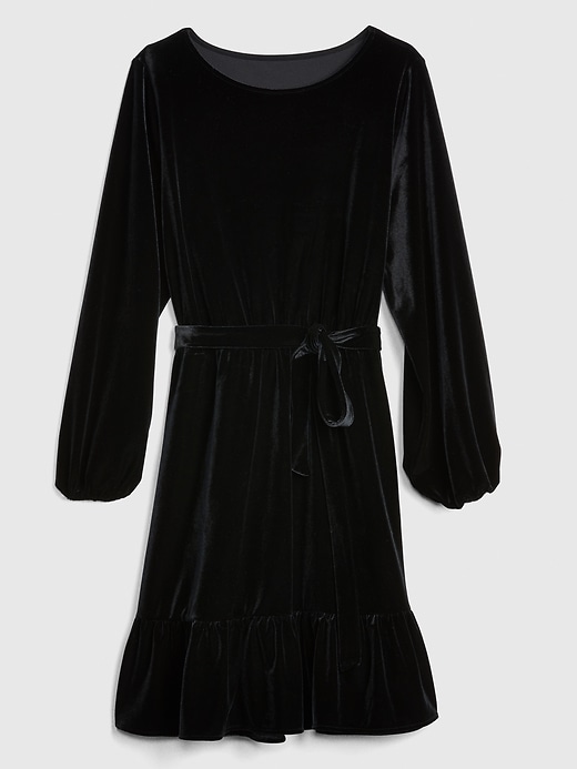 Image number 6 showing, Velvet Tie-Waist Dress