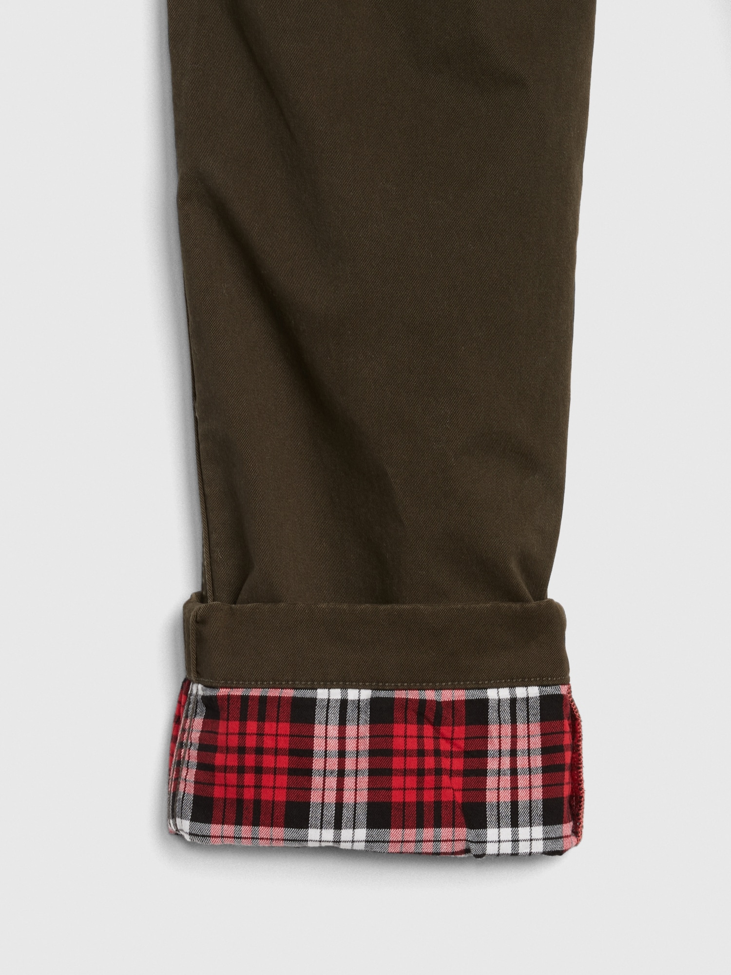 Flannel discount lined khakis