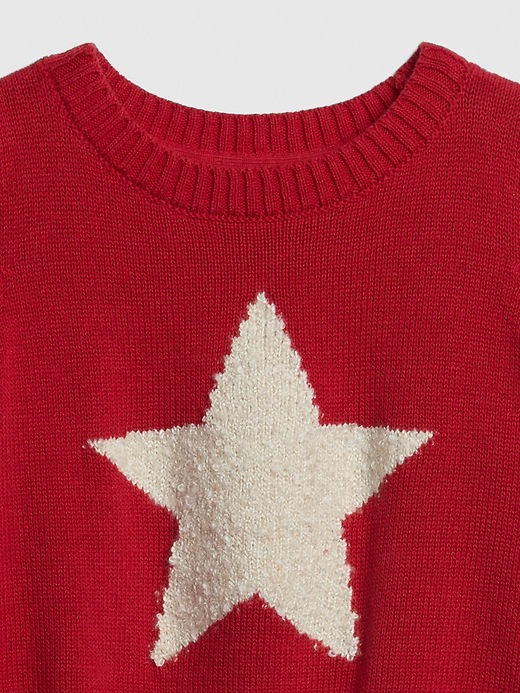Image number 3 showing, Star Crewneck Sweater
