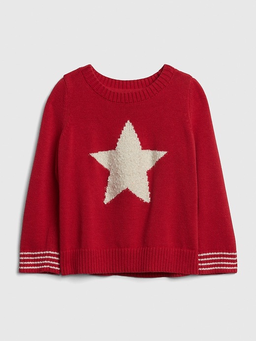 Image number 1 showing, Star Crewneck Sweater