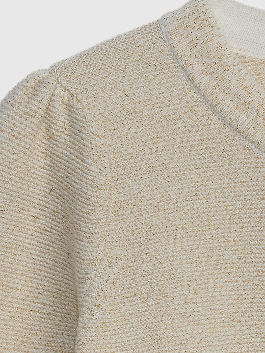 Image number 3 showing, Toddler Metallic Thread Cardigan Sweater
