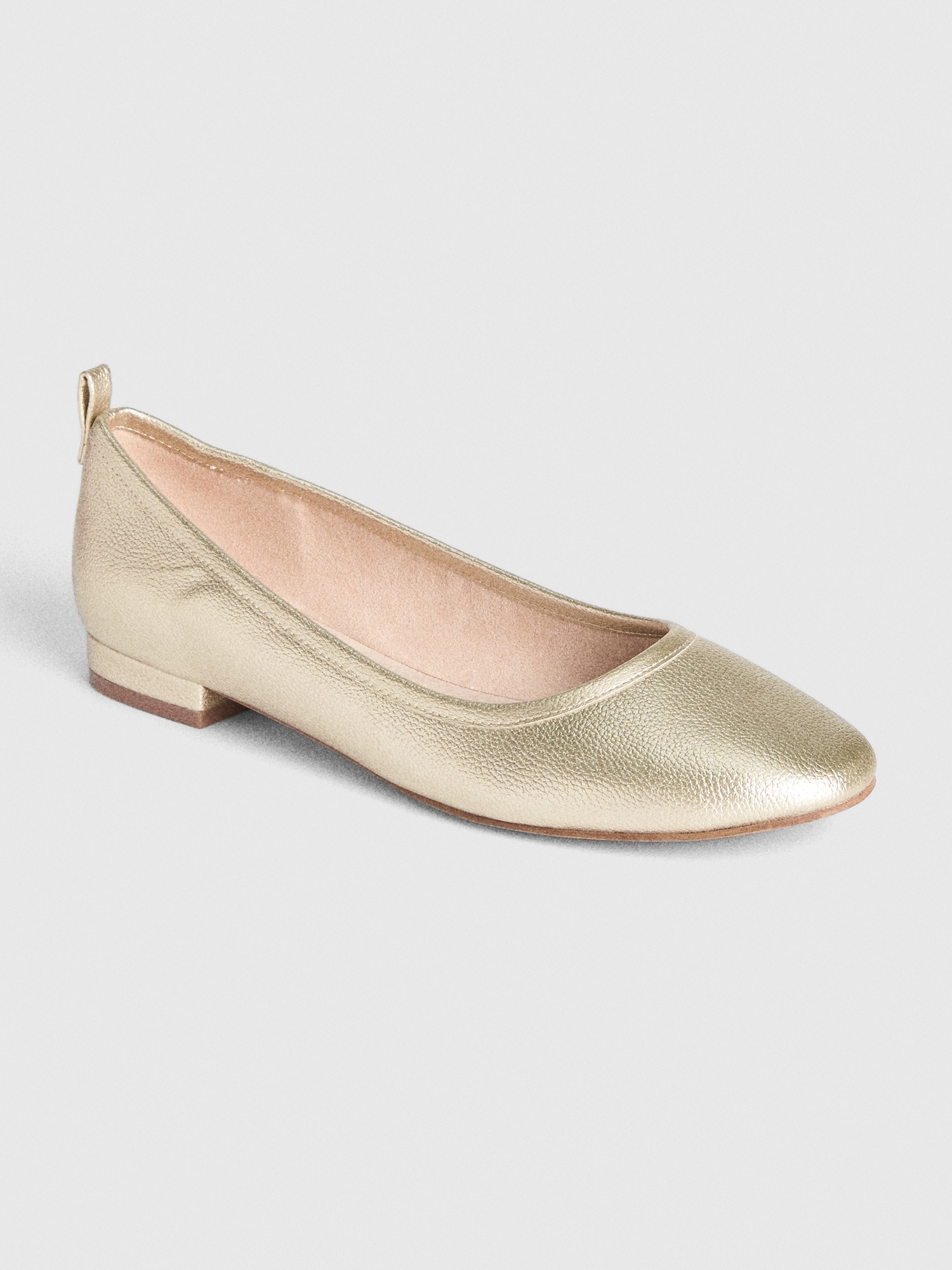 Женские балетки Gap Ballet Flats, цвет: Золотой металлик