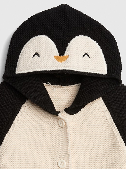 Image number 3 showing, Penguin Garter Hoodie Sweater