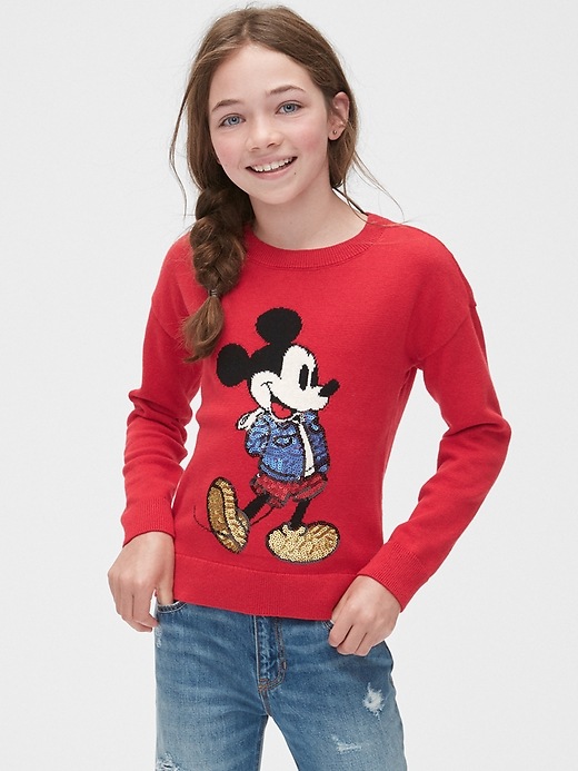 Image number 2 showing, GapKids &#124 Disney Mickey Mouse Sequin Sweater