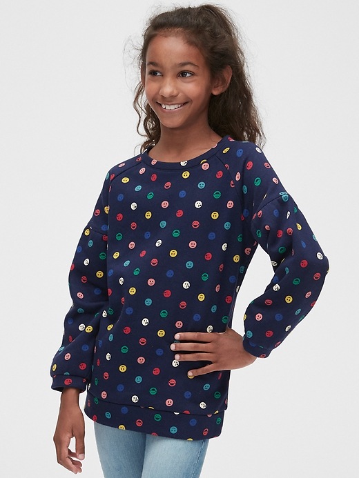 Image number 2 showing, Kids Puff-Sleeve Pullover Sweatshirt
