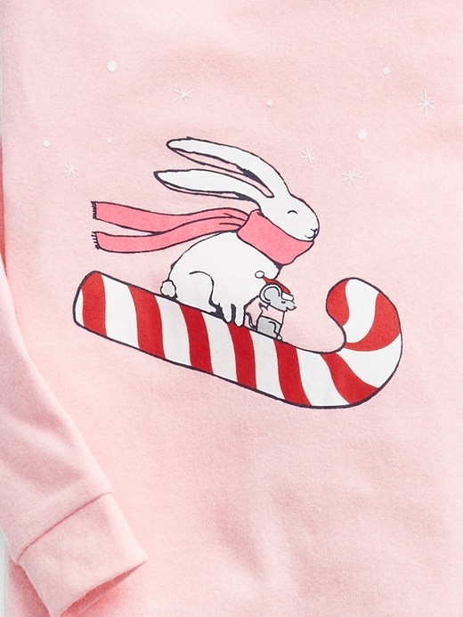 Image number 2 showing, Bunny Stripe PJ Set