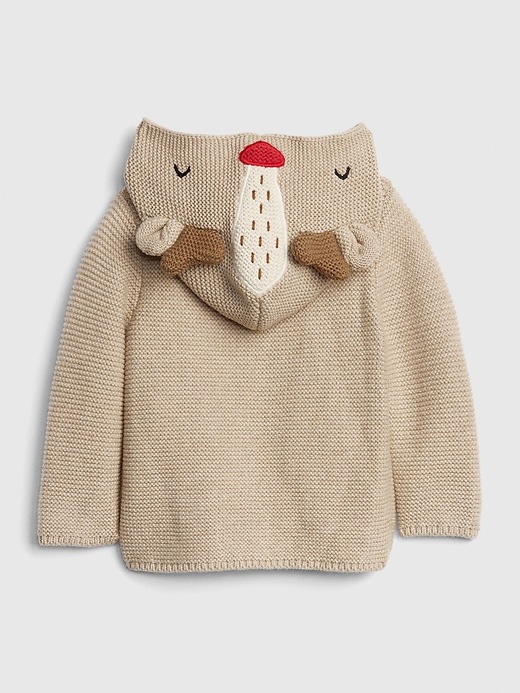 Image number 2 showing, Reindeer Garter Hoodie Sweater