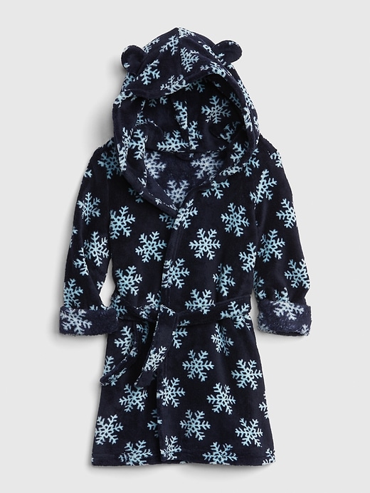 Image number 1 showing, babyGap Snowflake Hoodie Robe