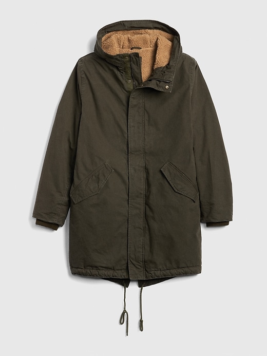 Image number 2 showing, Sherpa-Lined Fishtail Parka