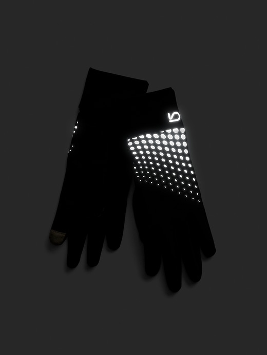 Image number 3 showing, GapFit Performance Reflective Print Gloves