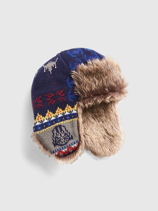 View large product image 1 of 1. GapKids &#124 Star Wars&#153 Cozy Trapper Hat