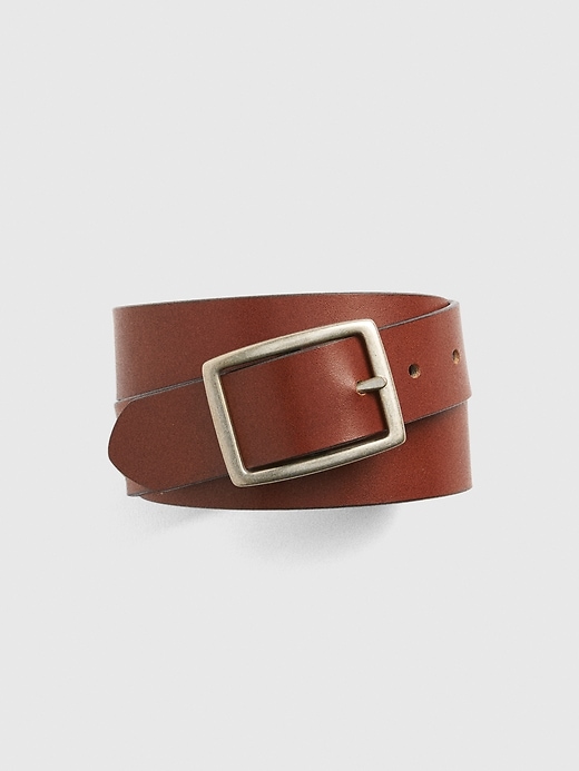 1 of 8 showing, with the color cognac of product Reversible Centerbar Belt