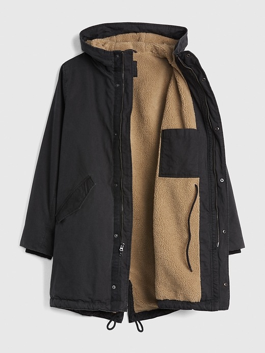 Image number 7 showing, Sherpa-Lined Fishtail Parka