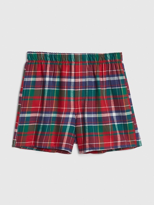 View large product image 1 of 1. 4" Flannel Boxers