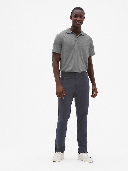 Image number 3 showing, Hybrid Khakis in Slim Fit with GapFlex