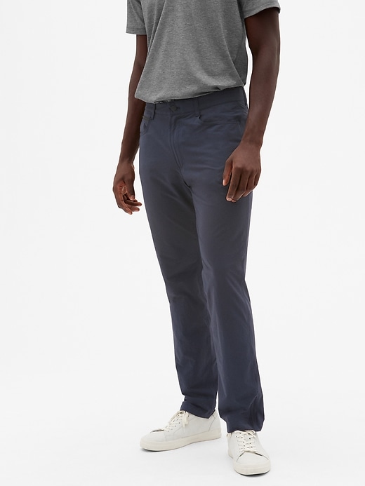 Image number 1 showing, Hybrid Khakis in Slim Fit with GapFlex
