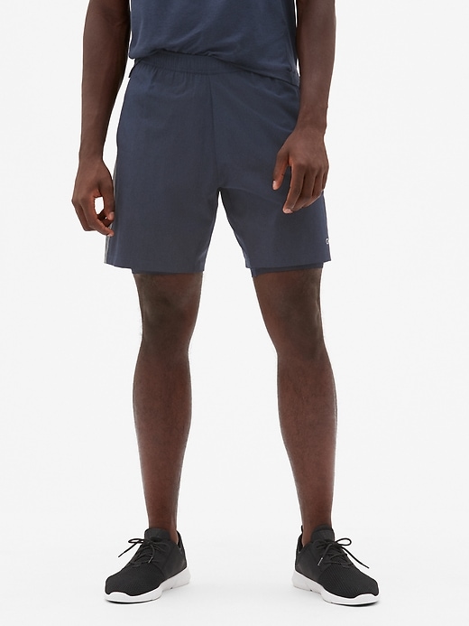 Image number 1 showing, GapFit 7" 2-in-1 Trainer Shorts