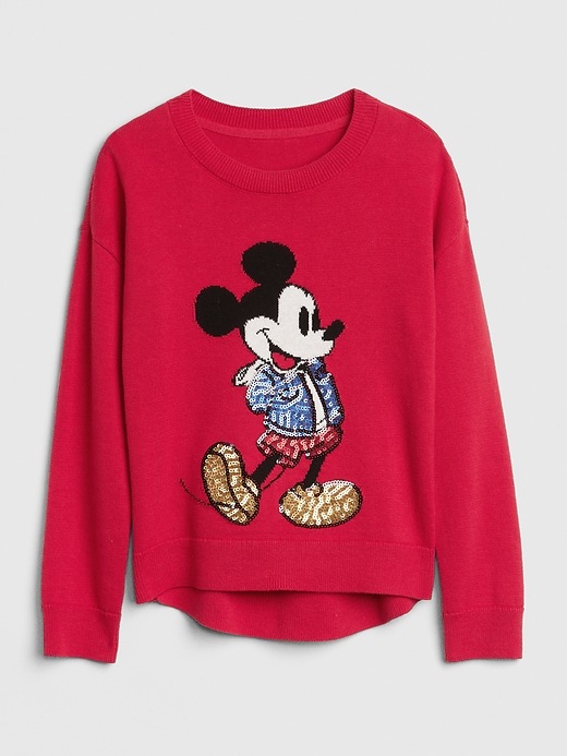 Image number 1 showing, GapKids &#124 Disney Mickey Mouse Sequin Sweater