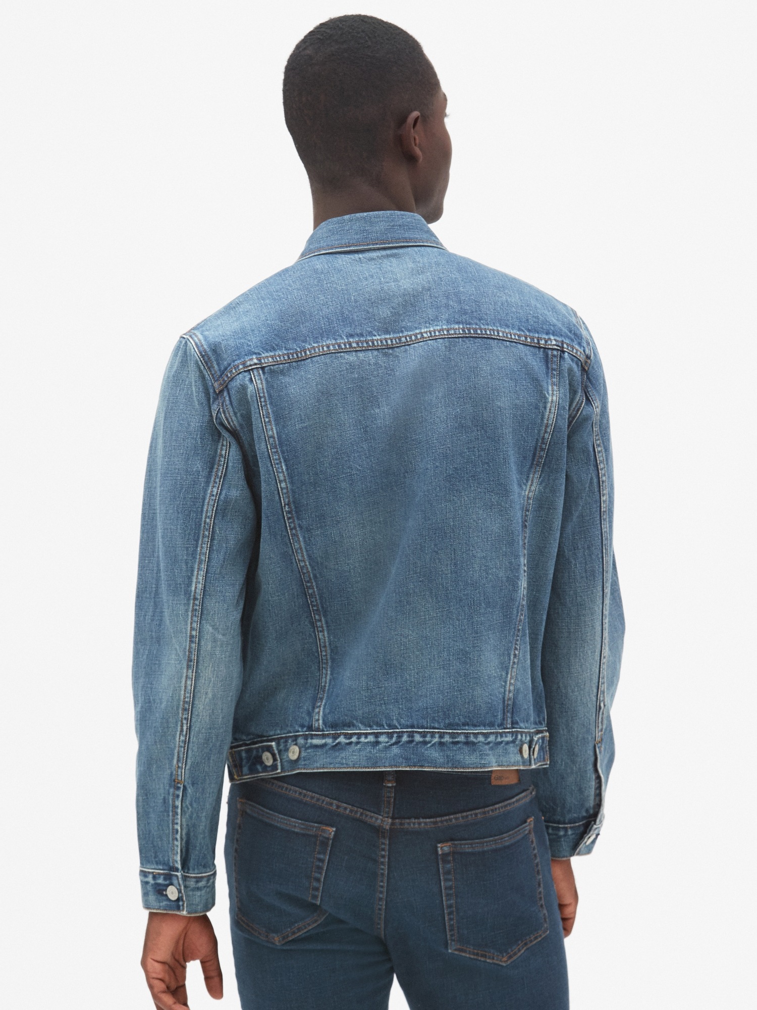 gap icon denim jacket men