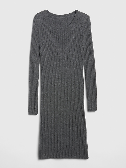 Image number 6 showing, Cozy Ribbed Crewneck Sweater Dress