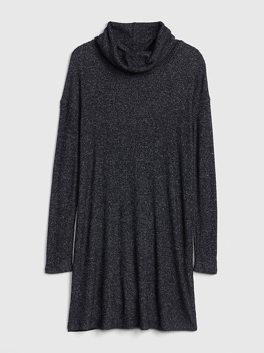 Image number 6 showing, Softspun Ribbed Cowl-Neck Sweater Dress