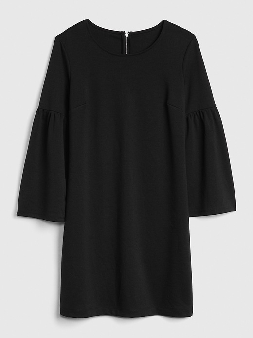 Image number 6 showing, Bell Sleeve Shift Dress in Ponte