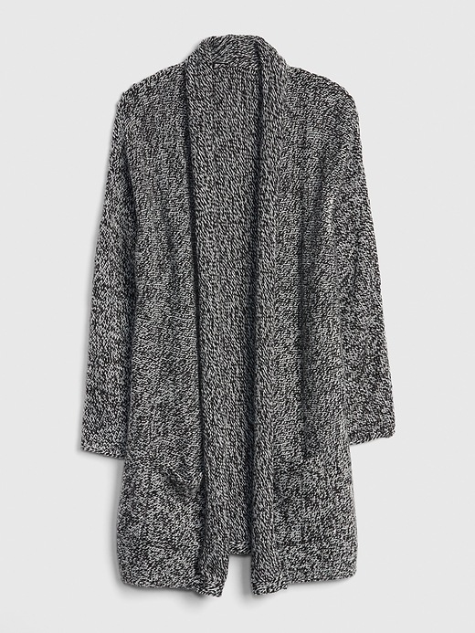 Image number 6 showing, Longline Open-Front Cardigan