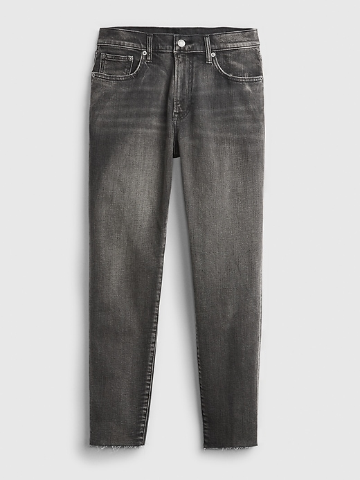 Image number 6 showing, High Rise Girlfriend Jeans with Raw Hem