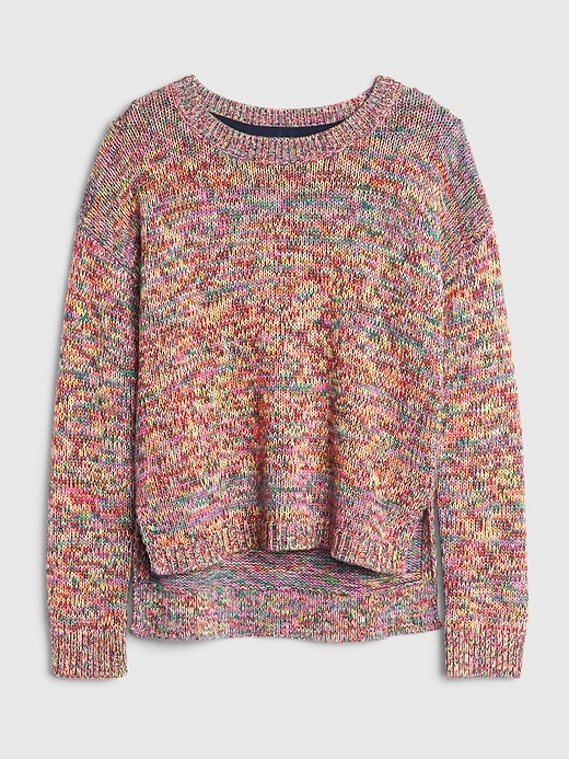 Image number 1 showing, Rainbow Crewneck Sweater