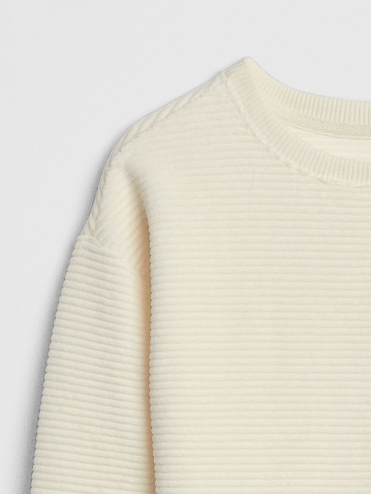 Image number 4 showing, Velour Pullover Sweater