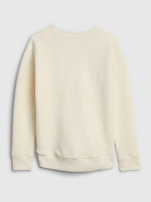 Image number 3 showing, Velour Pullover Sweater