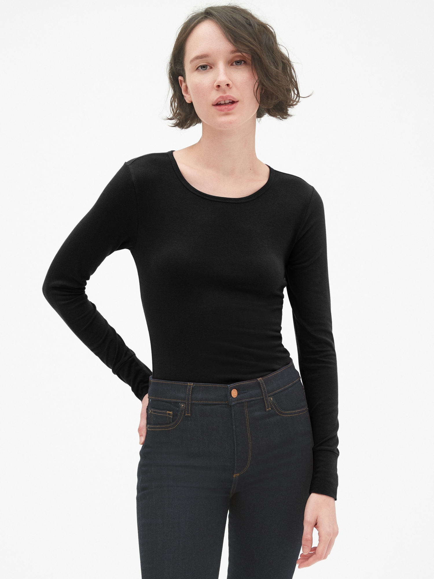 Gap featherweight crewneck online tee