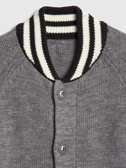 Image number 4 showing, Stripe Bomber Sweater