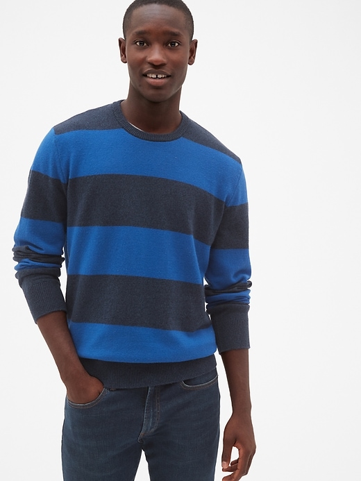 Image number 3 showing, Cozy Classic Rugby Stripe Sweater