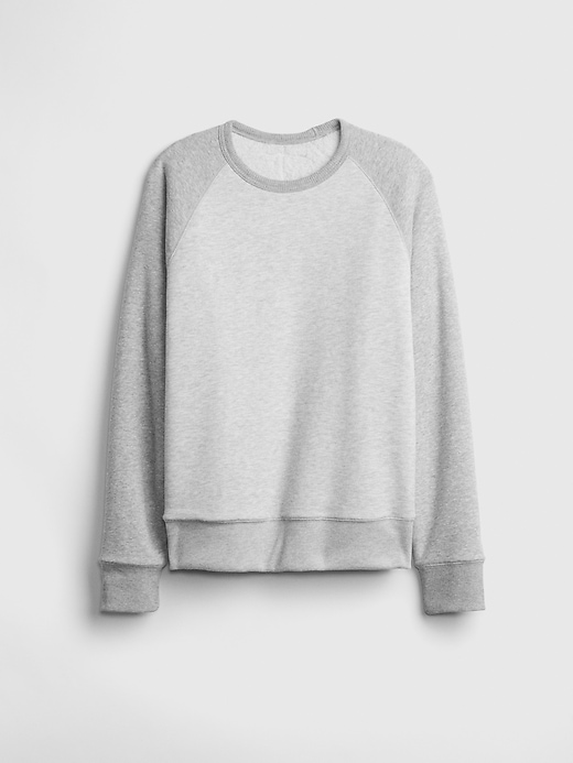 Image number 6 showing, Sherpa-Lined Pullover Raglan Sweatshirt