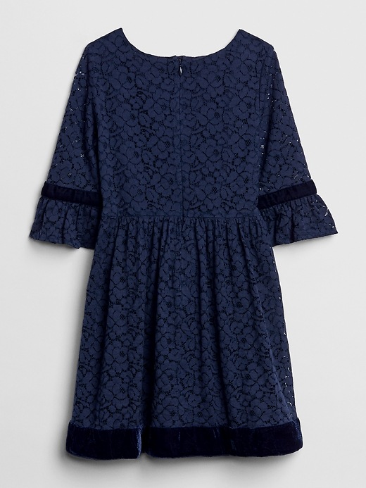 Image number 3 showing, Lace Bell-Sleeve Dress