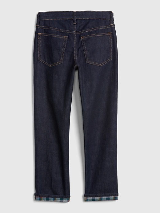 Image number 3 showing, Kids Cozy Slim Jeans with Defendo