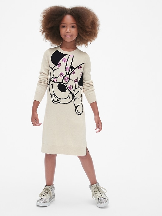 Image number 2 showing, GapKids &#124 Disney Minnie Mouse Studded Sweater Dress
