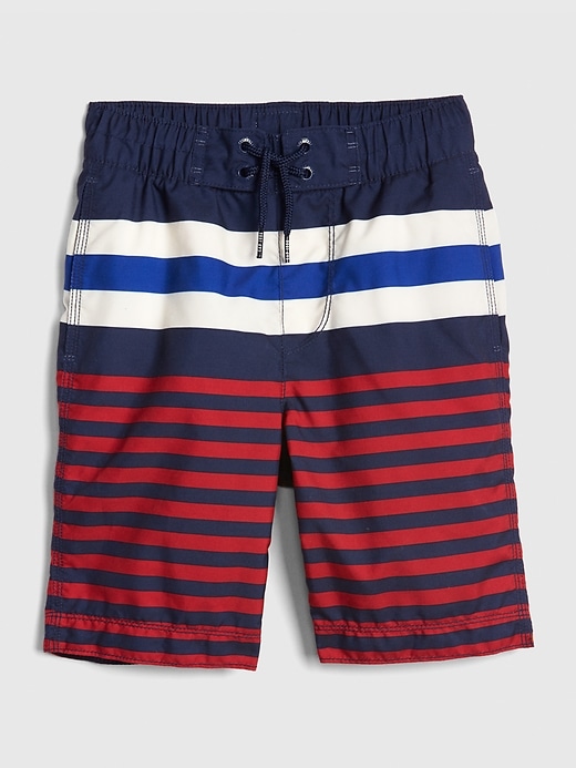 Image number 1 showing, Kids Stripe Board Shorts