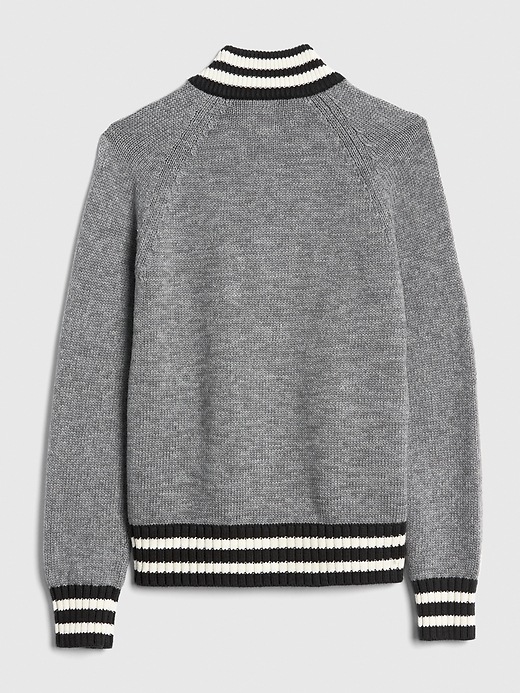 Image number 3 showing, Stripe Bomber Sweater