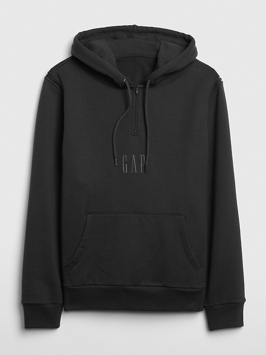 Image number 6 showing, Gap + GQ STAMPD Logo Convertible Pullover Hoodie