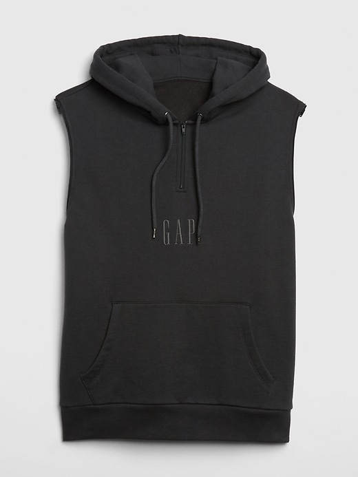 Image number 8 showing, Gap + GQ STAMPD Logo Convertible Pullover Hoodie