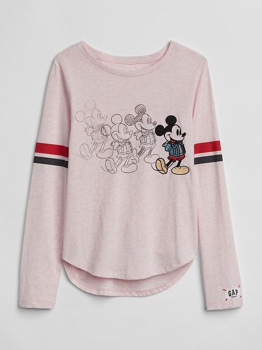 View large product image 1 of 1. GapKids &#124 Disney Mickey Mouse and Minnie Mouse T-Shirt
