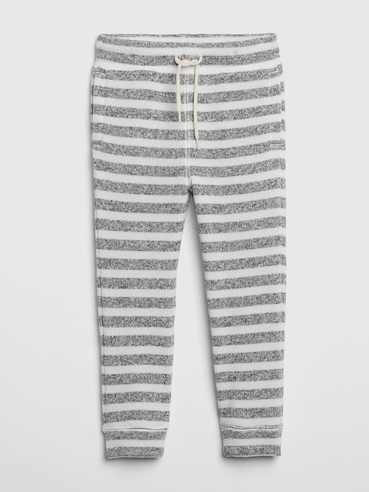 Image number 4 showing, Toddler Stripe Pull-On Pants In Fleece