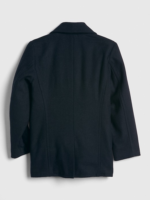 Image number 3 showing, Wool Double-Button Peacoat