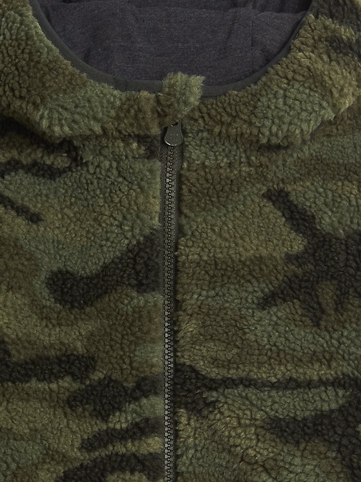 Image number 3 showing, Camo Sherpa Jacket